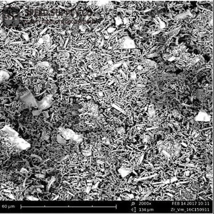 Nanofibras moídas com óxido de zircônio